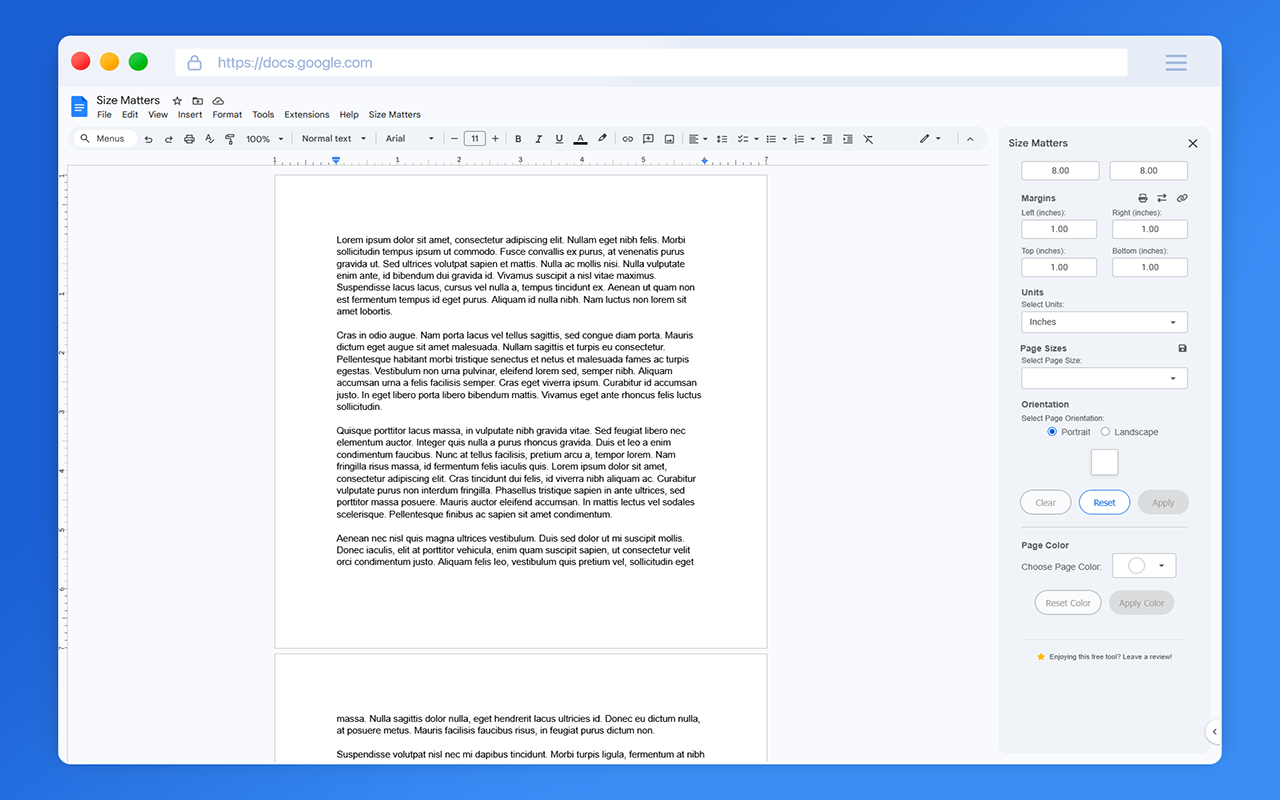 Reset confirmation shows exactly what will change before you commit